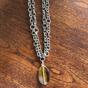 Tiger stone necklace